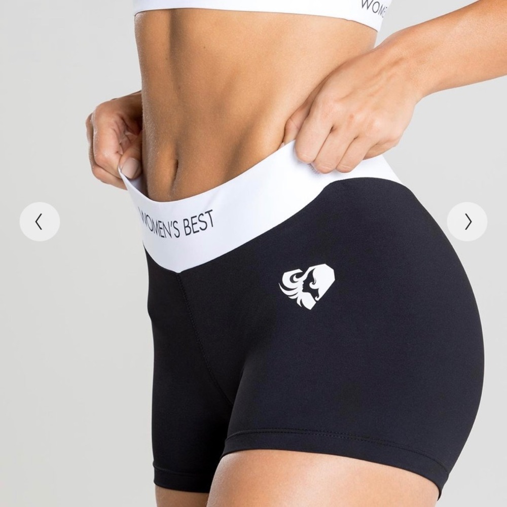 Women's best EXCLUSIVE SHORTS black white large